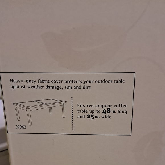 NEW Rectangular Terrazzo Collection Table Cover - Tan - Picture 4 of 6